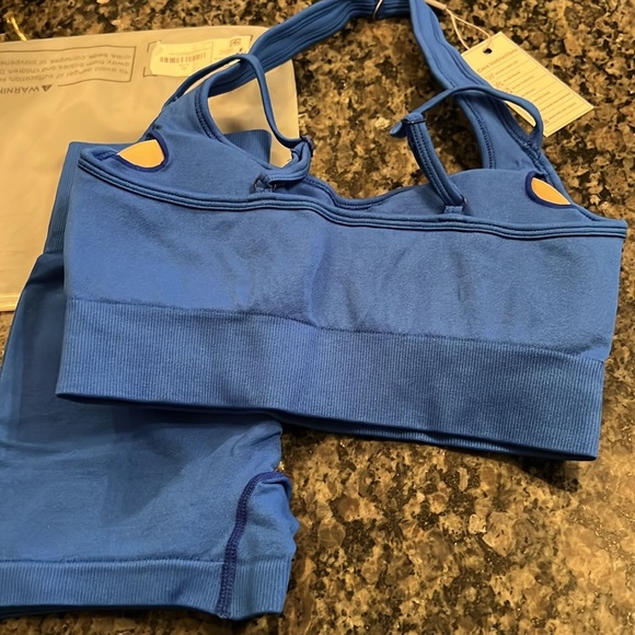 Fitten 47 bra and bottom blue set NWT Small - Picture 5 of 6